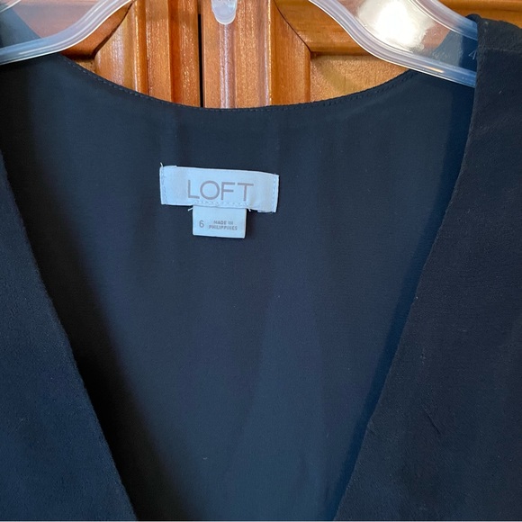 Black Wrap Romper - Picture 2 of 2